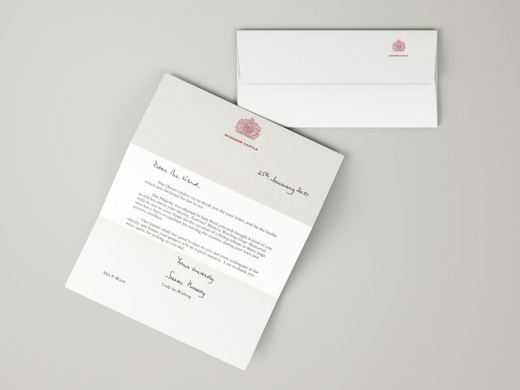 NMWDM receives letter from the Queen